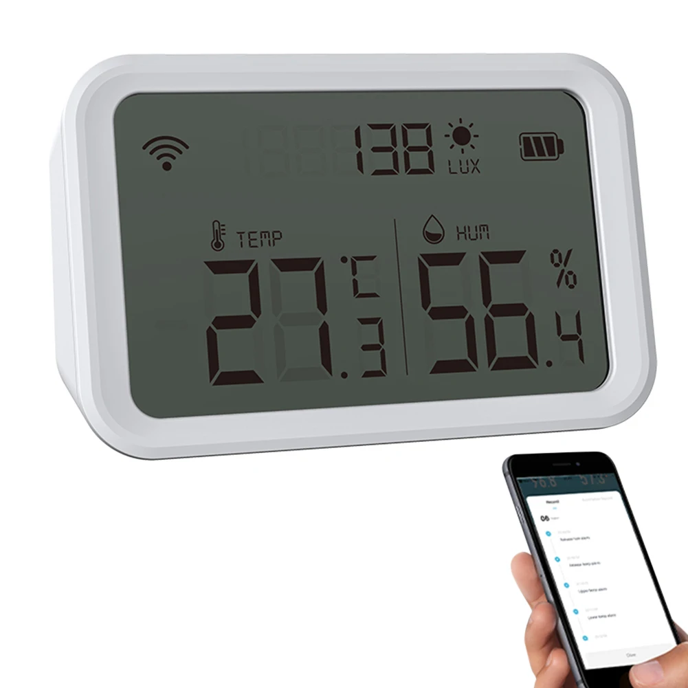 

Датчики освещенности на батарейках 3-в-1: гигрометр, термометр, измеритель температуры, влажности и освещенности для умного дома