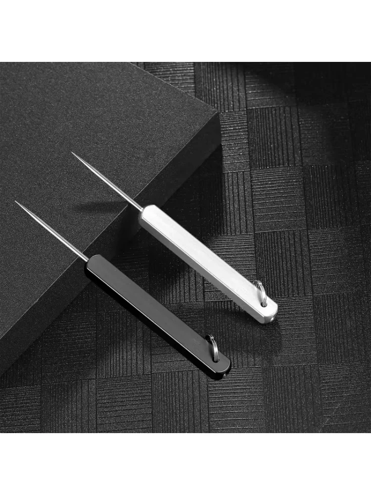 Portable Titanium Toothpicks Pocket Toothpick Metal Toothpick Holder Outdoor Picnic Camping Convenient High Quality Toothpick