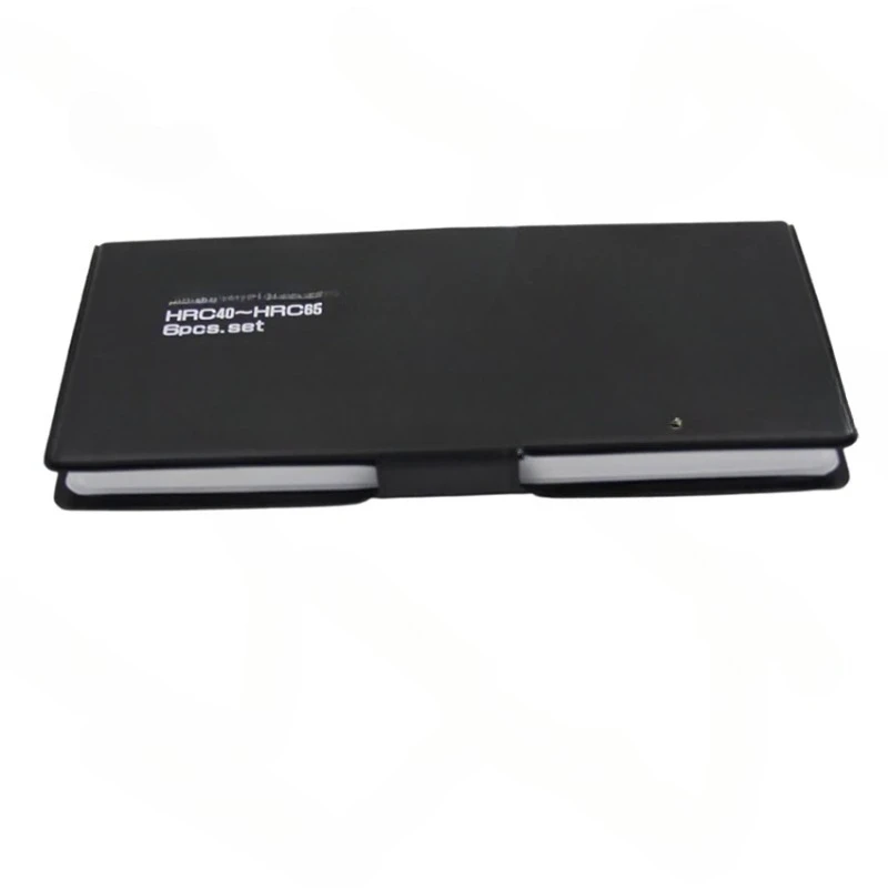 HRC40-65 Hardness Tester File Set, 6PCS Metal Hardness Checker Files for Quick Material Hardness Testing