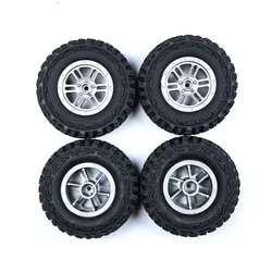 4PCS 1/18 60mm Diameter 24mm Width Tires 6.5mm Hex RC Car Part