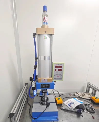 

Four-Column Compact Pneumatic Power Press with Air-Hydraulic Booster