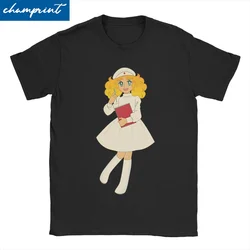 Kawaii Nurse Manga Cartoon Anime T Shirt Men Women Pure Cotton Vintage T-Shirt Candy Candy Tees Short Sleeve Tops Plus Size