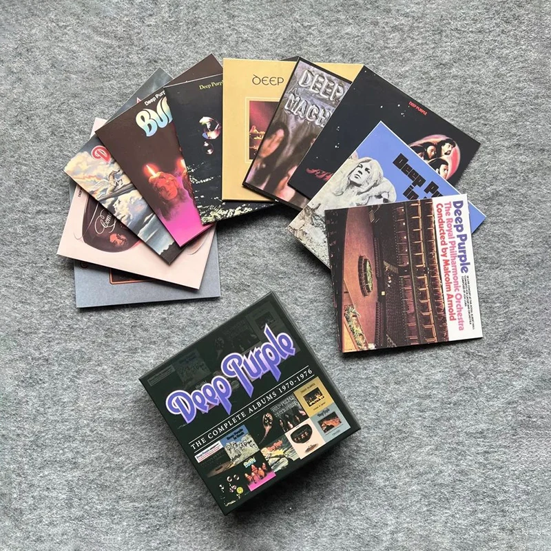 Banda de Rock Británica Deep Purple, Álbum Completo 1970-1976, 10CD, Heavy Metal y Pioneros del Hard Rock Moderno, Música en CD