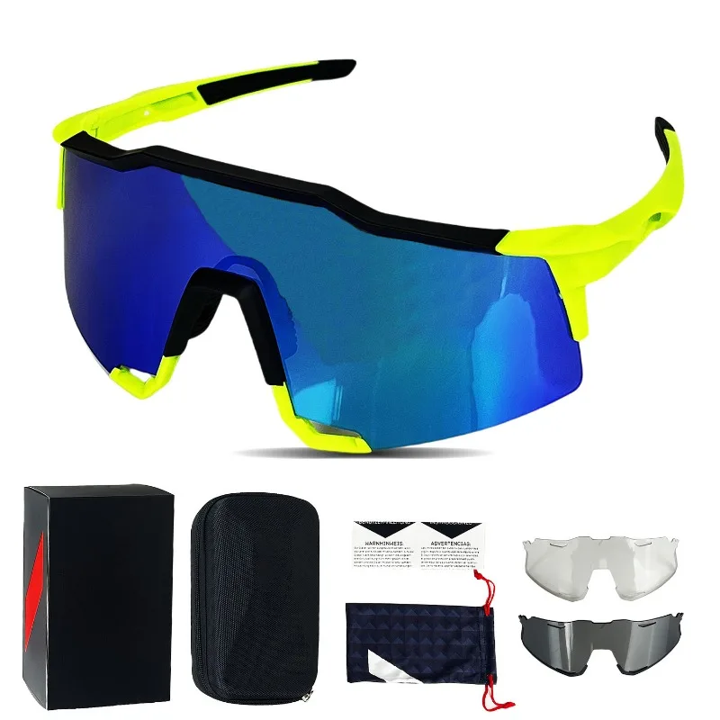 

2025 New Cycling Glasses, Windproof Dustproof Anti-Fog, Anti-Impact UV400 for Biking Fishing Running