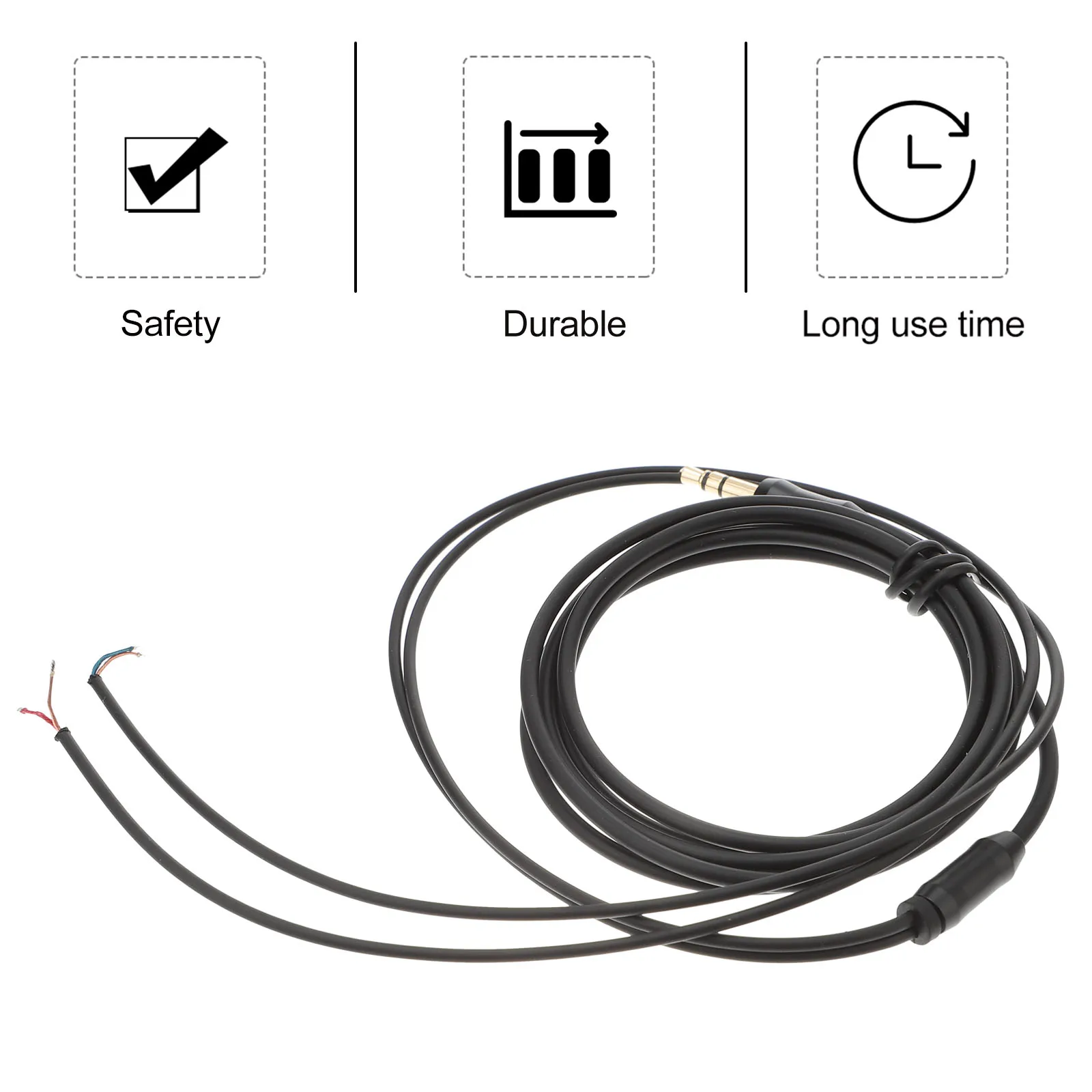 

Earphone Repair Cable Replacement Wire for Headphones Cord Earbuds Headset Terminal DIY Upgrade Line Accessories