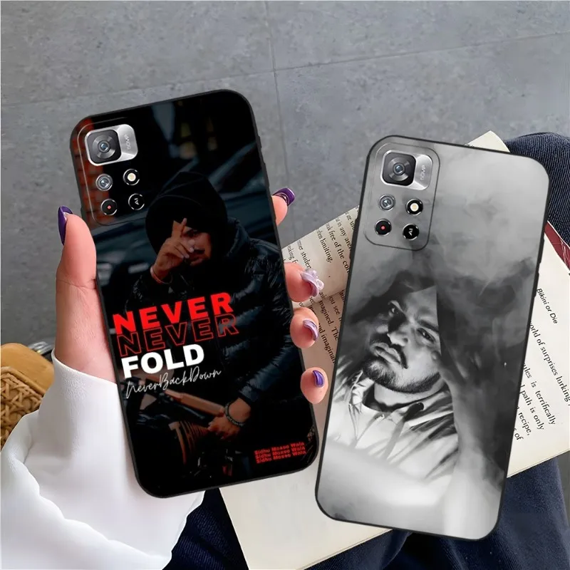 Indian Rapper Sidhu Moose Wala Phone Case For Xiaomi Redmi 9T 9A 10A 9 10 8 8A Note 9S 7 11S 12 11 10S Pro Plus Cover