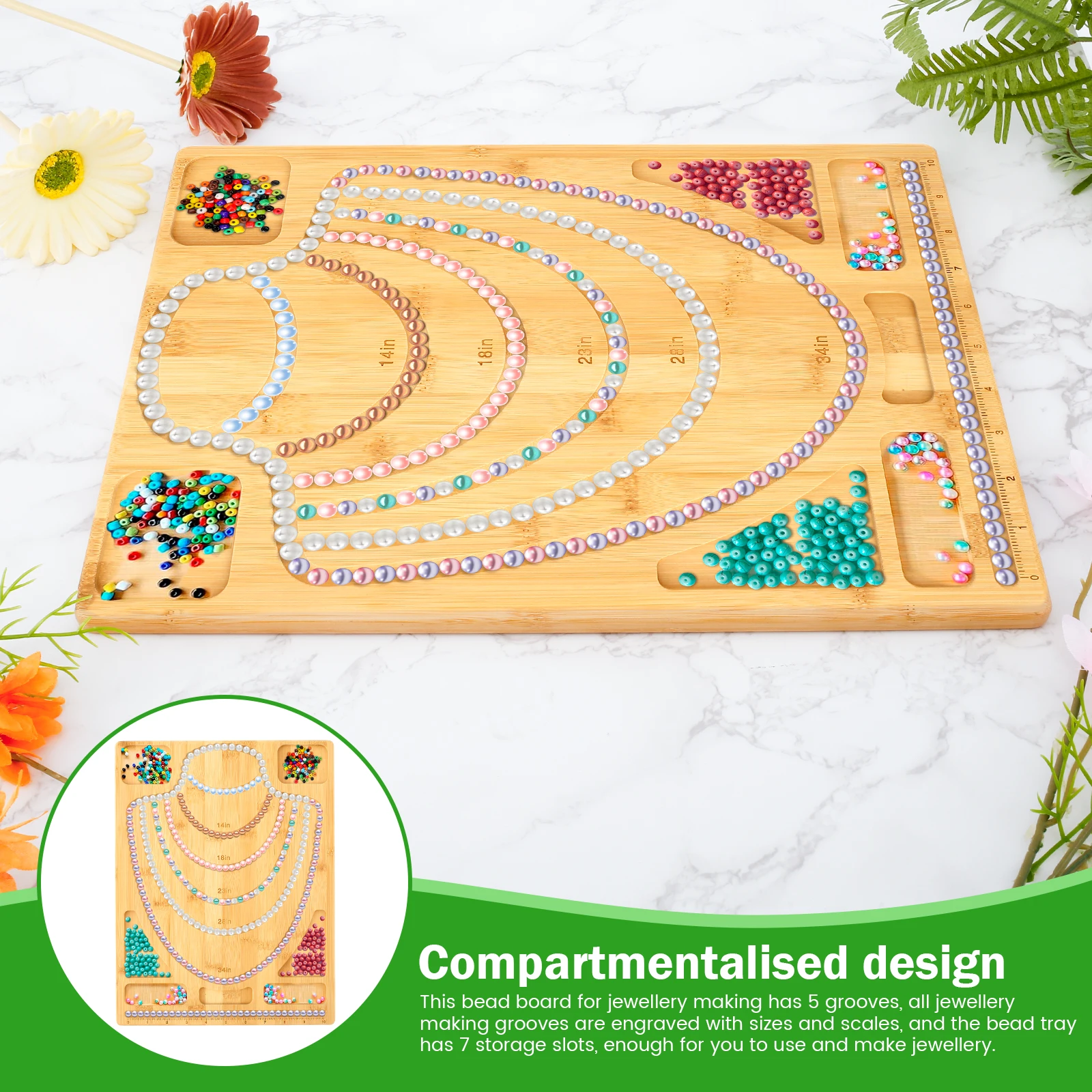 Beading Design Board for DIY J - Jewelry Making Desk ulasan dan harga