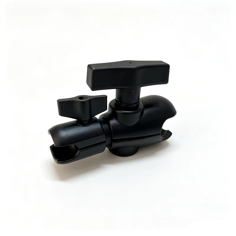 

Aluminum Double Socket Swivel Arm for 1 inch to 1.5 inch Ball Head Base Adapter for Gopro insta360 Bike Motorcycle Camera