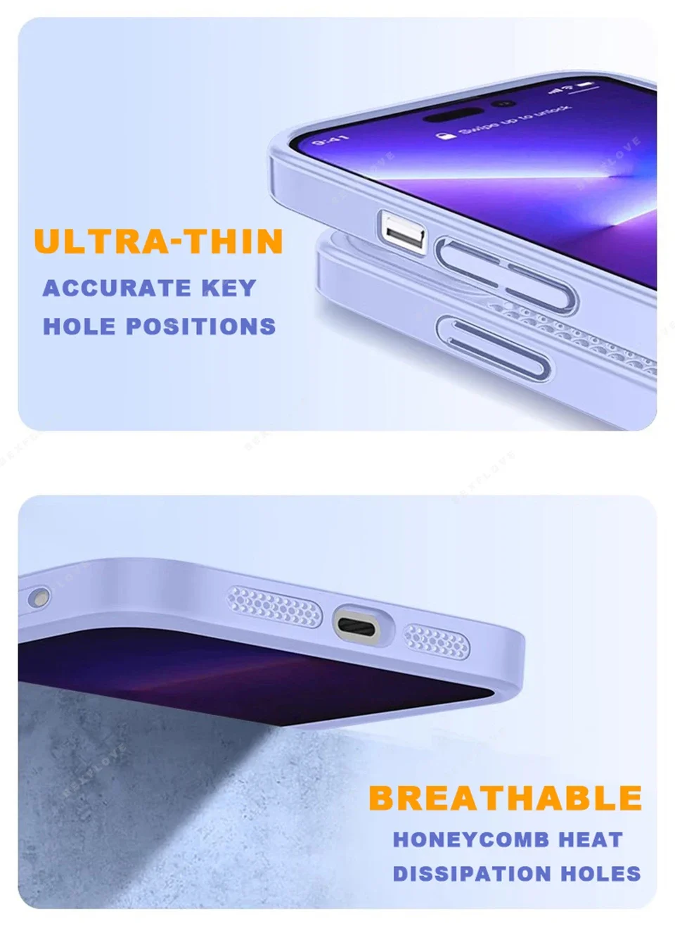 Honeycomb Heat Dissipation Phone Case for iPhone 14 15 16 Plus 11 12 13 16 Pro Max Matte New Ultra Thin Hard Protector Cover - Image 5