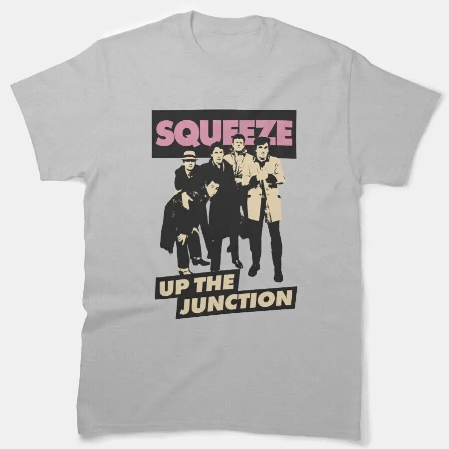 Squeeze Up The Junction Classic T-Shirt Vintage Graphic Shirt High Quality 100%Cotton Short Sleeve