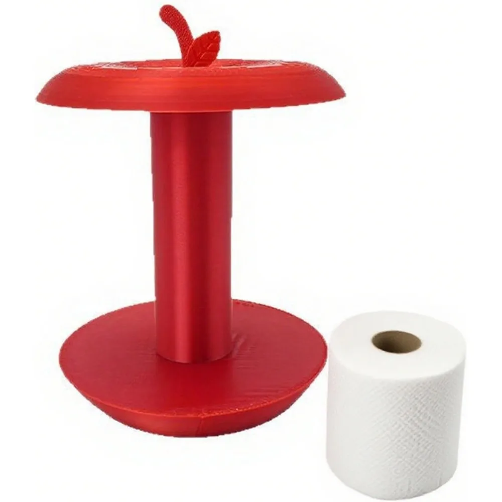 

Creative And Interesting Apple-shaped Tissue Roll Rack Plastic Handicrafts Household Kitchen Bathroom Tissue Racks Decor Tool