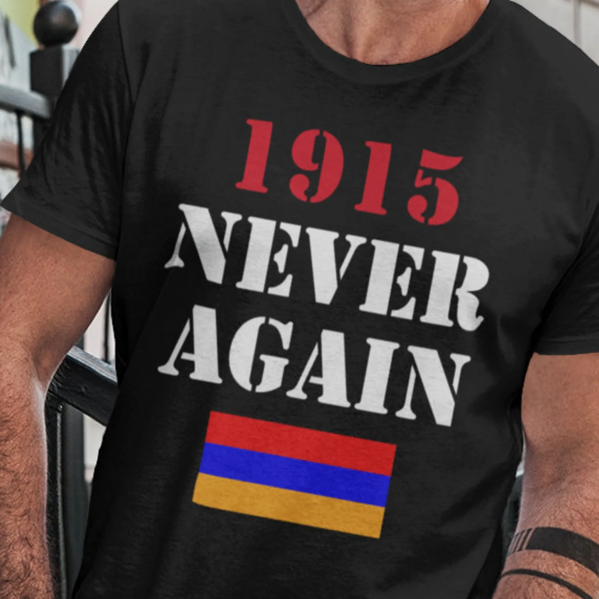 1915 Never Again T Shirt Artsakh Strong Defend Armenia Armenian