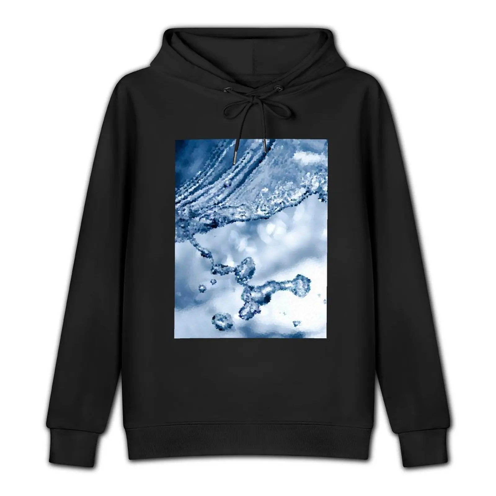 Impressionistic Water Droplet Pullover Hoodie mens clothes men wear men's sweat-shirt blouse tracksuit