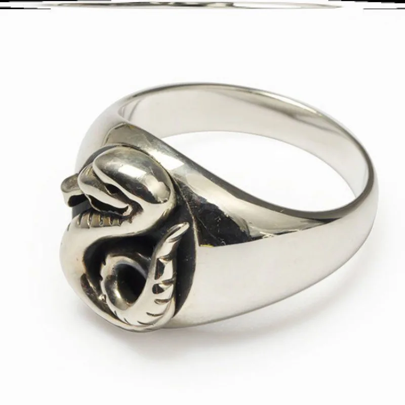 Family crest Draco Malfoy Movie Slytherin Ring School Magic Snake Ring Cosplay Accessories Alloy Jewelry Ring