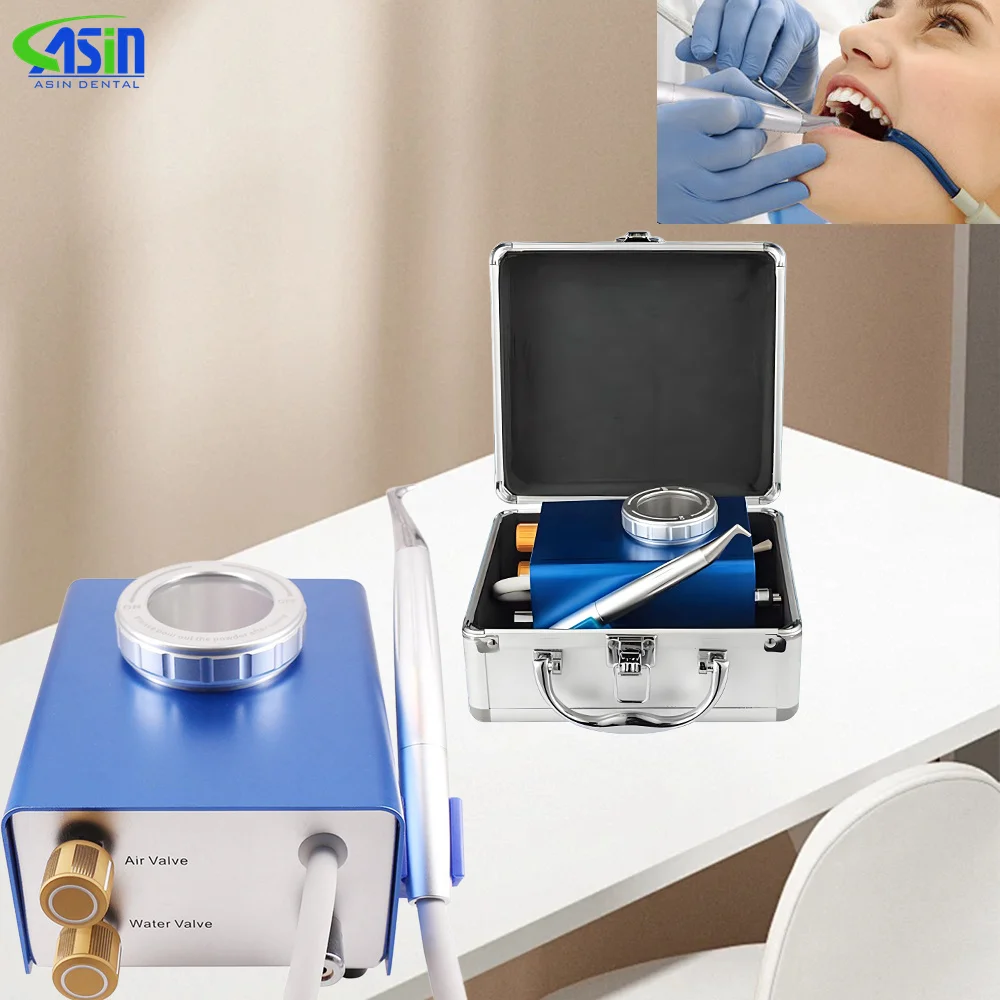 

DEASIN Dental Equipment Air Prophy Jet Airflow Sander Powder machine Whitening Sandblasting Scaler for Teeth Whitening Cleani