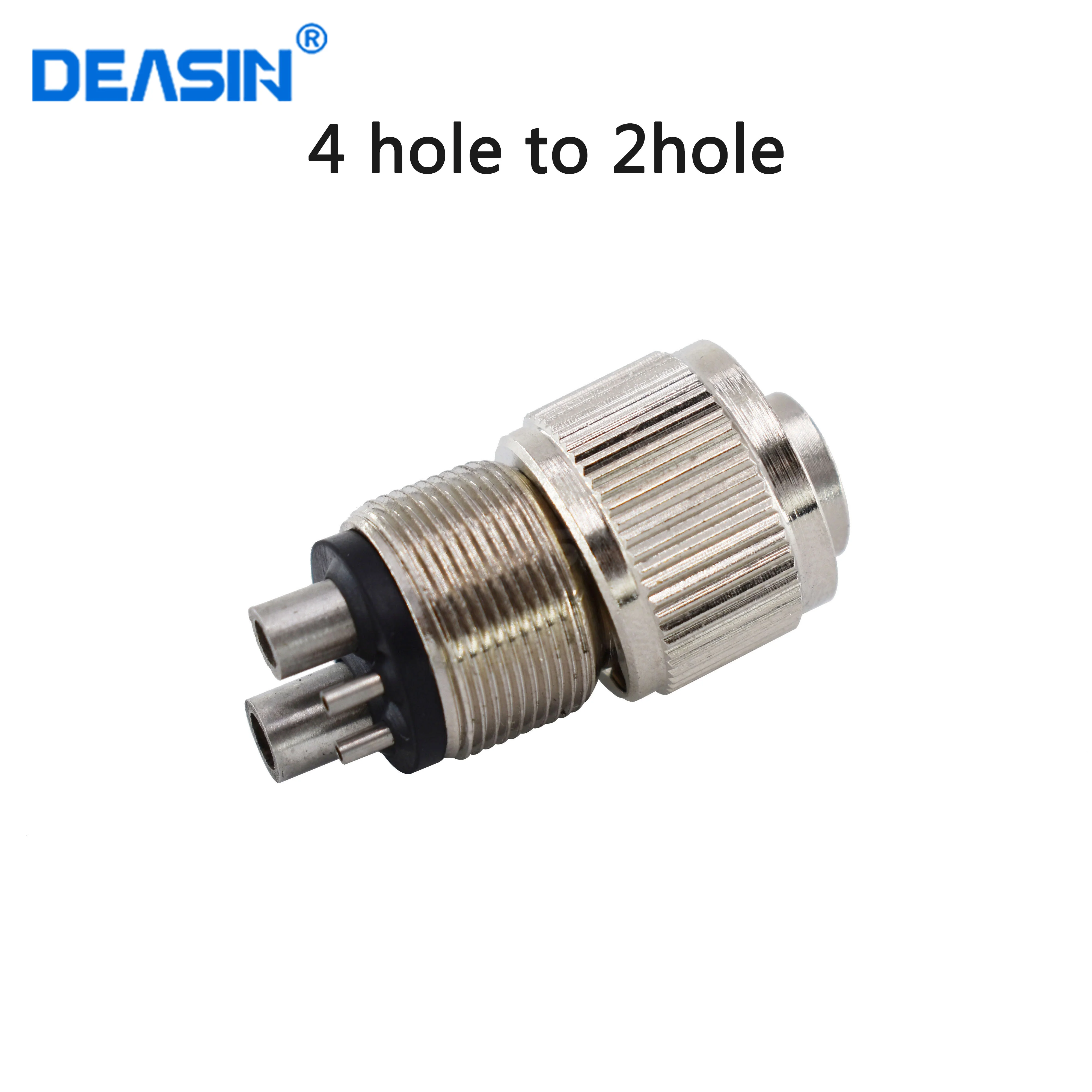 1pcs Dental Turbine Handpiece Adapter converter 2 to 4 4 to 2 Holes Changer Connector For High Speed Handpiece Spare Parts Tool