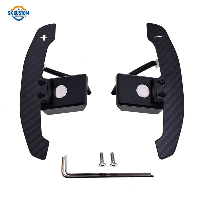 Carbon Fiber Car Magnet Paddle Shifters for Nissan GTR R35 Macia Versa