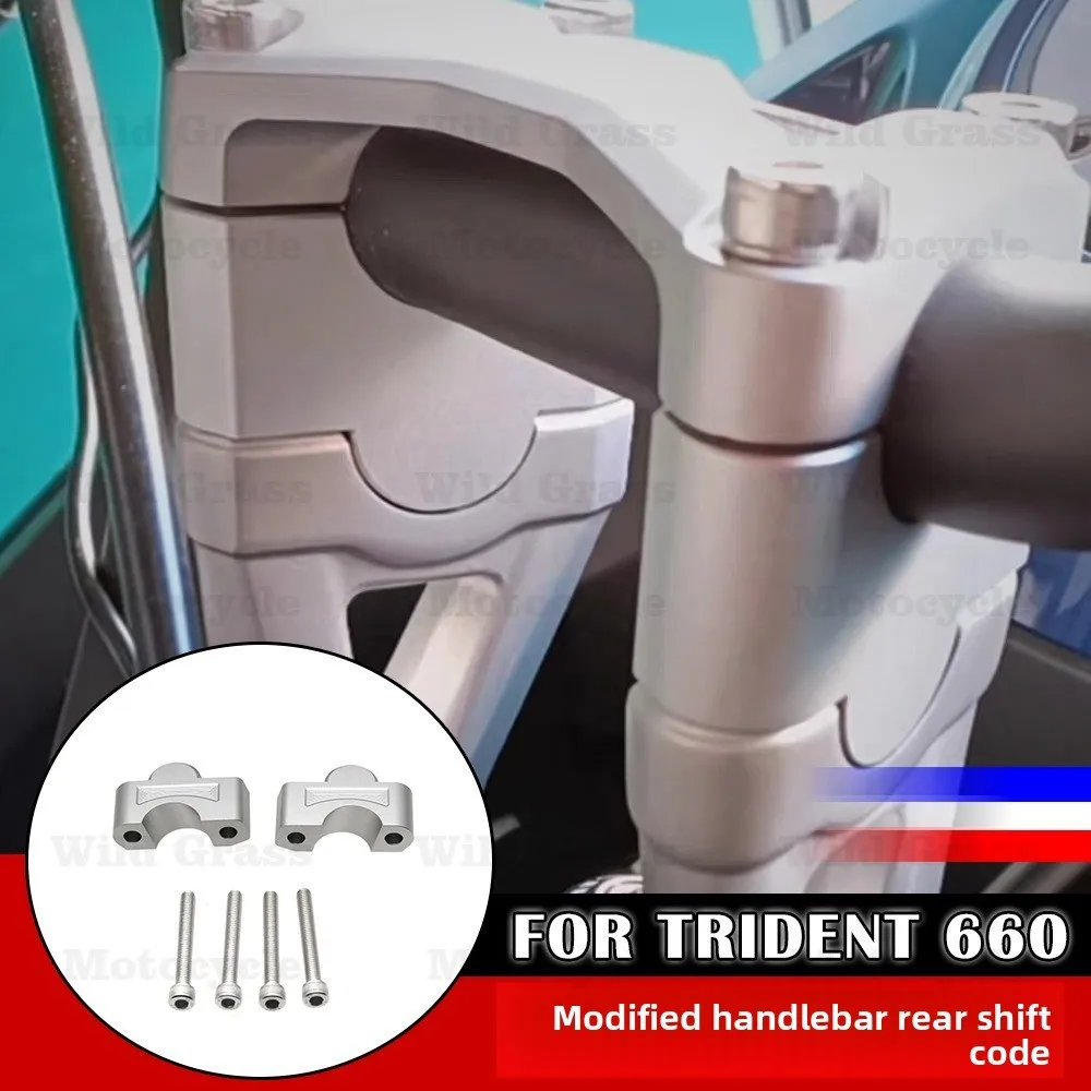Motorcycle Handlebar Riser Height Extender Fit 660 Series Bike Simple Mounting Aftermarket Control Accessories