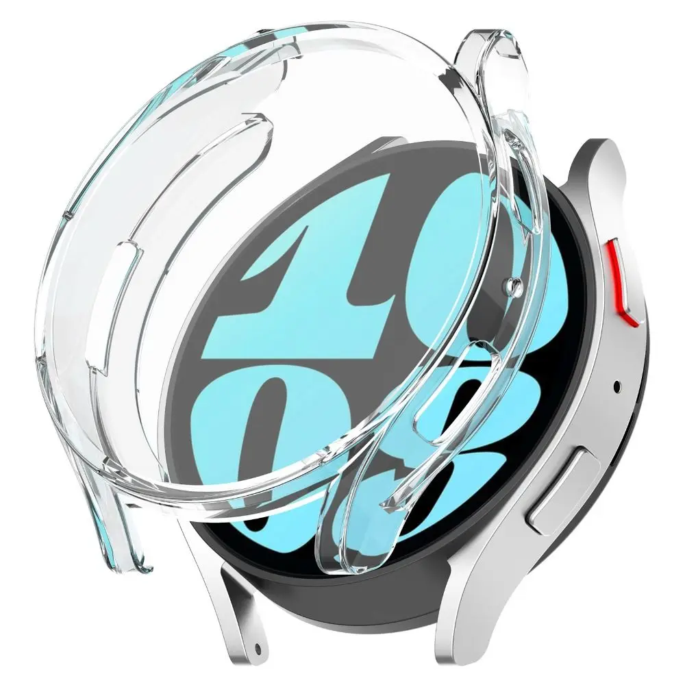 Funda protectora de TPU para reloj inteligente, Protector de pantalla para Samsung Galaxy Watch 6, 40MM, 44MM