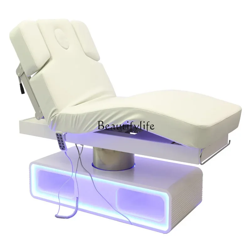 

Electric beauty bed, high-grade eyelash ear picking, electric lifting massage, advanced ambient light