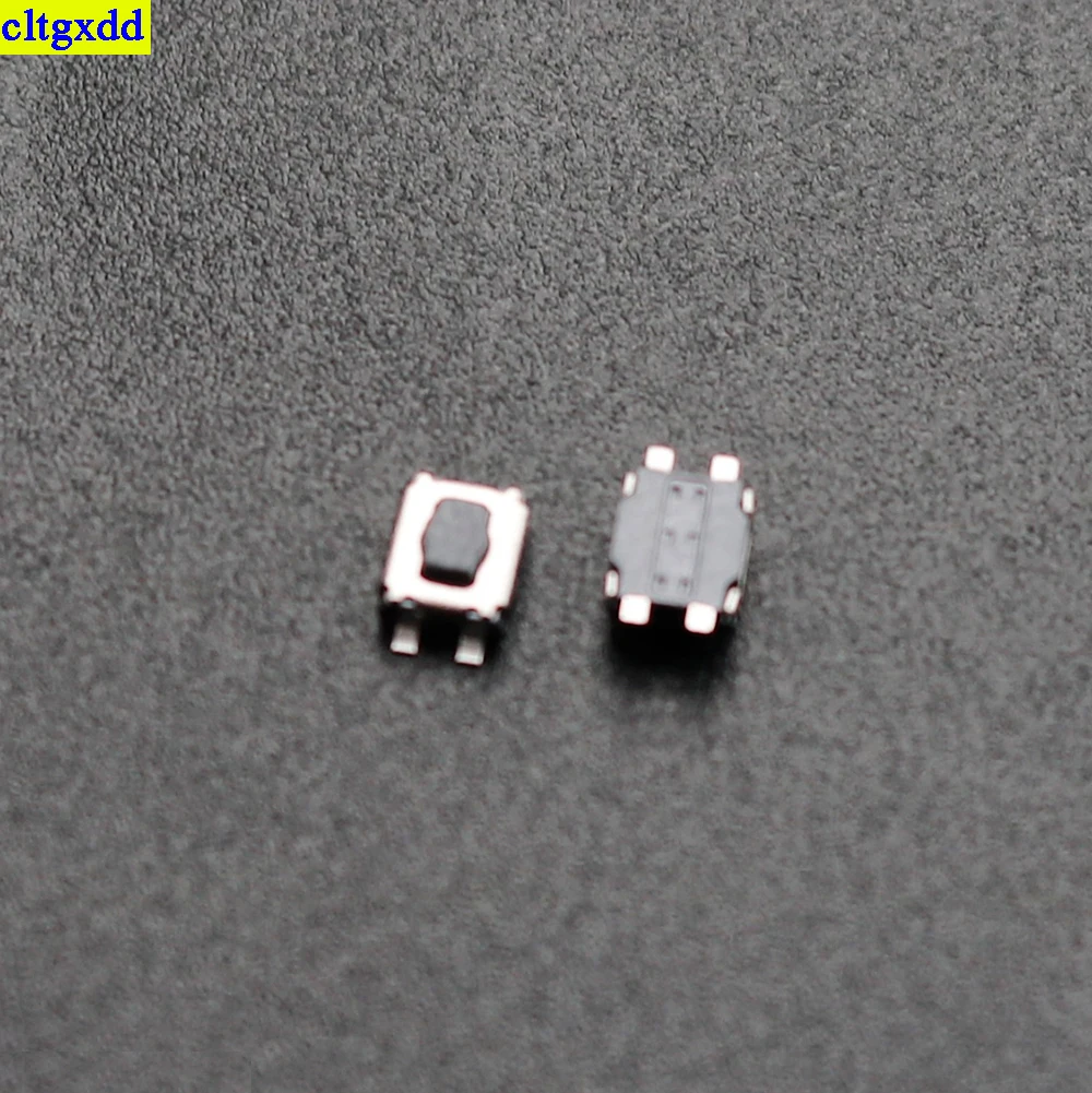 Cltgxdd 10 шт. 3*3,5*1,8 мм партия импортный сенсорный переключатель патч 3*3,5*1,8 мм кнопочный переключатель маленькая черепаха 4-контактный SMD мобильный телефон