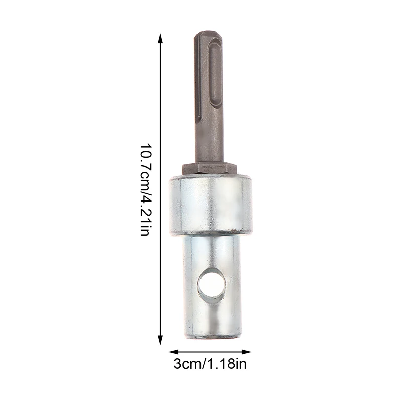 1 buah alat koneksi bor konverter 2 Slot mata bor adaptor poros SDS konektor Arbor untuk bagian alat listrik kepala bor bumi