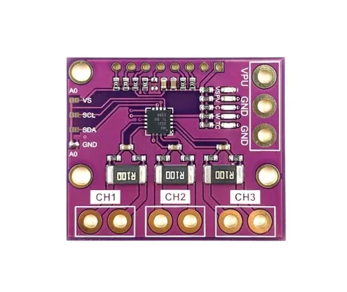 IIC I2C MCU INA3221 Power Supply Voltage Monitor Sensor Board Module Replace INA219 Triple-Channel Shunt IIC I2C SMBUS Interface