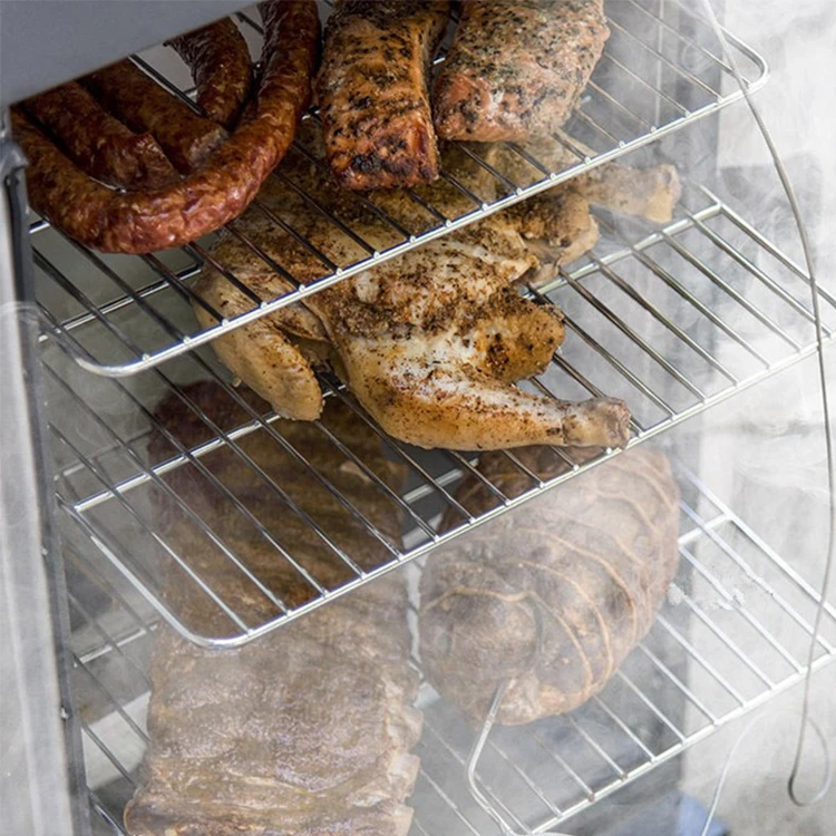 Ahumador de carne comercial, máquina de horno de humo de pollo