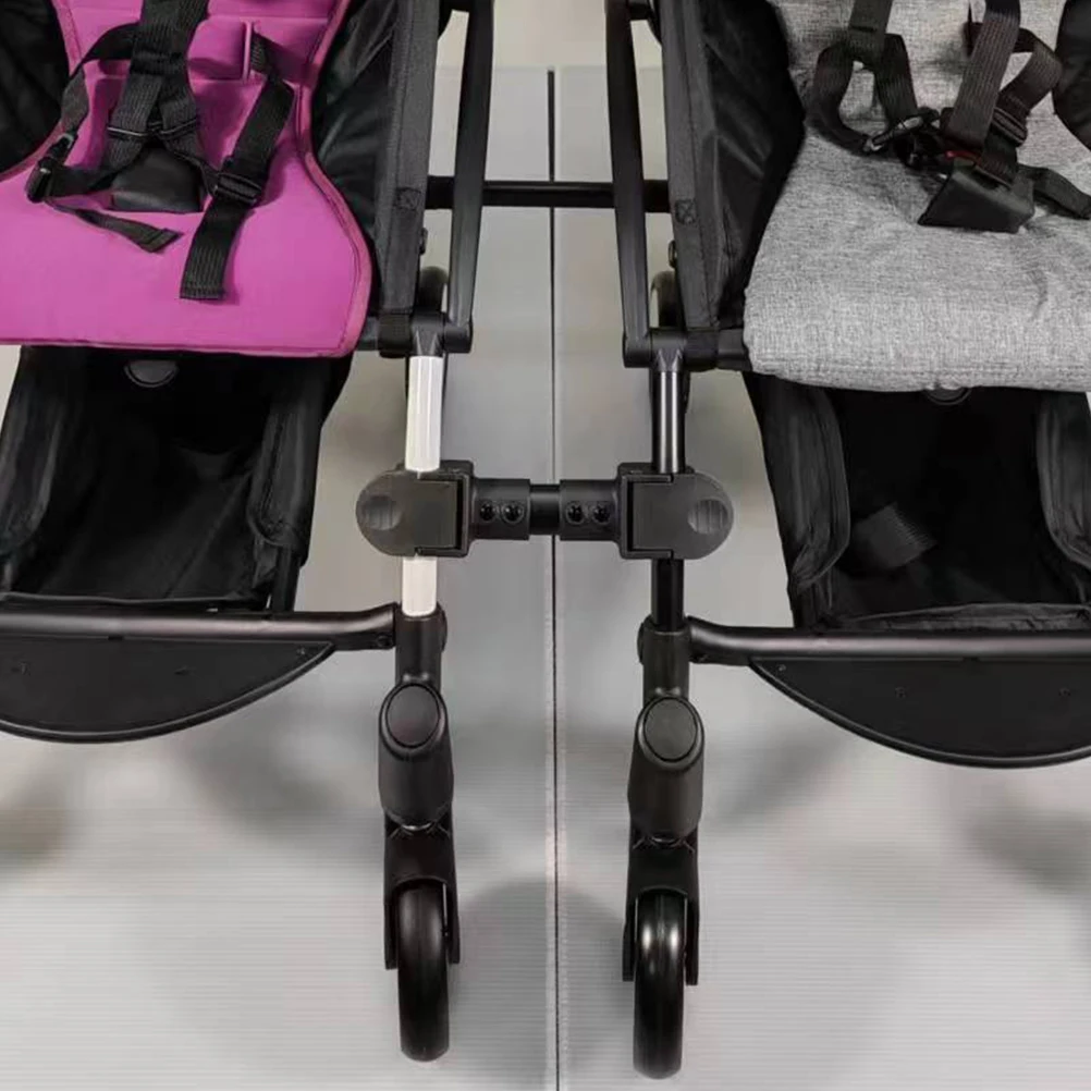 

3 Pcs Connector Baby Twin Accessories Pram Aluminum Tube Twin Accessories Universal Fit Secure Connection
