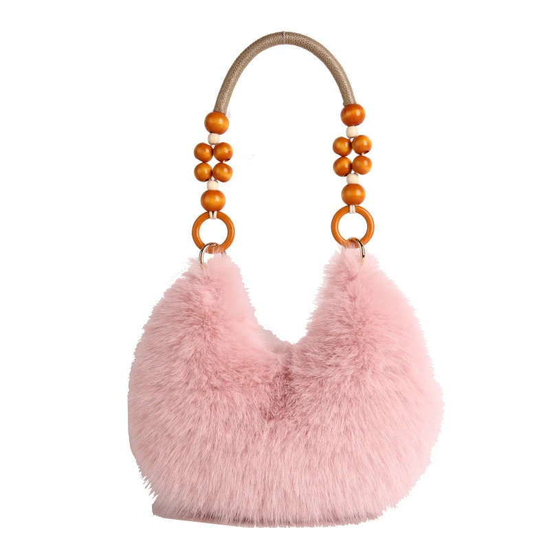 

Модная повседневная женская сумка через плечо из высококачественного плюшевого материала, большая вместительная многофункциональная женская сумка