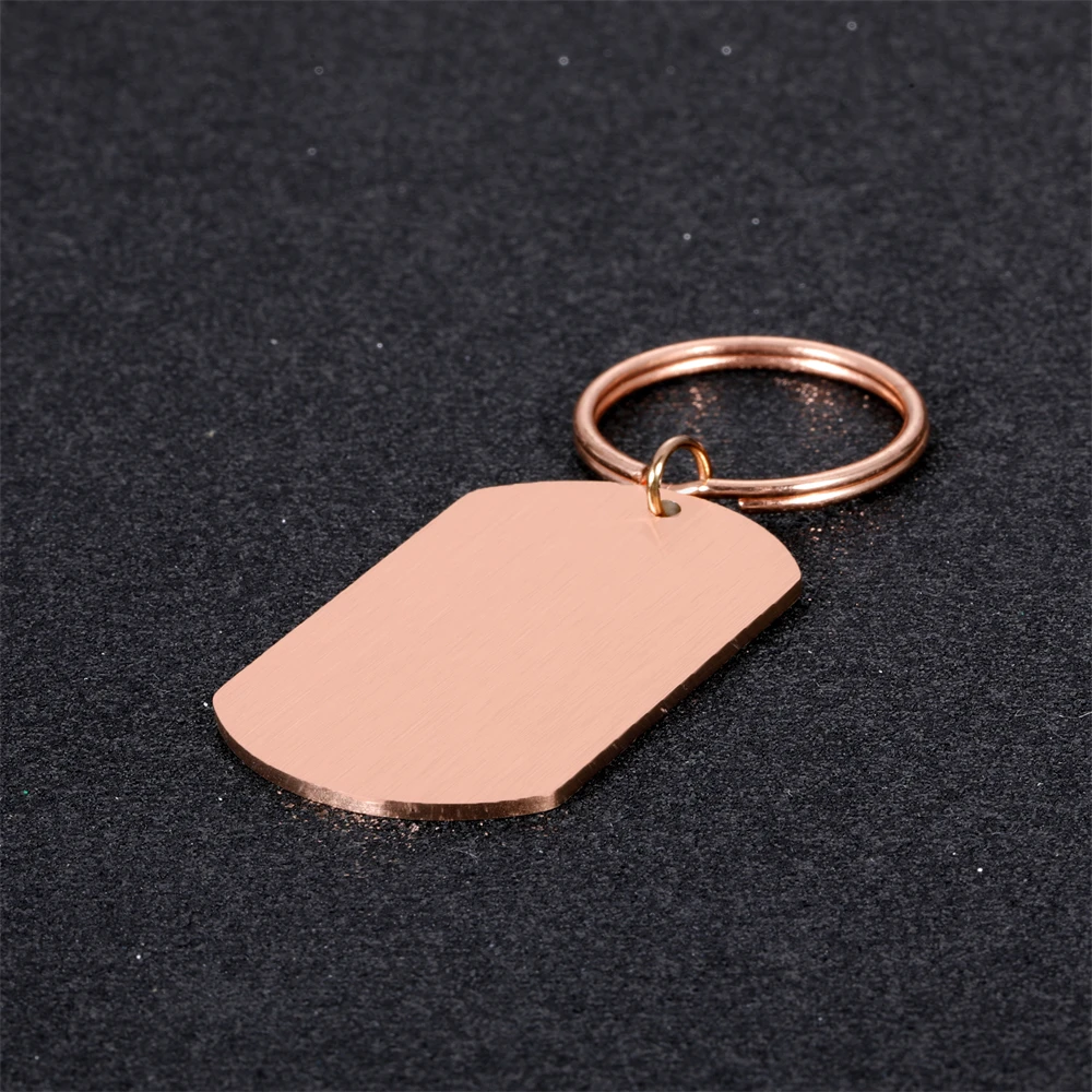 20/50/100pcs Blank Military Pet ID Tag Personalized Stainless Steel Keychain 3 Size Pet Dog Tag Cat High Quality Accessories