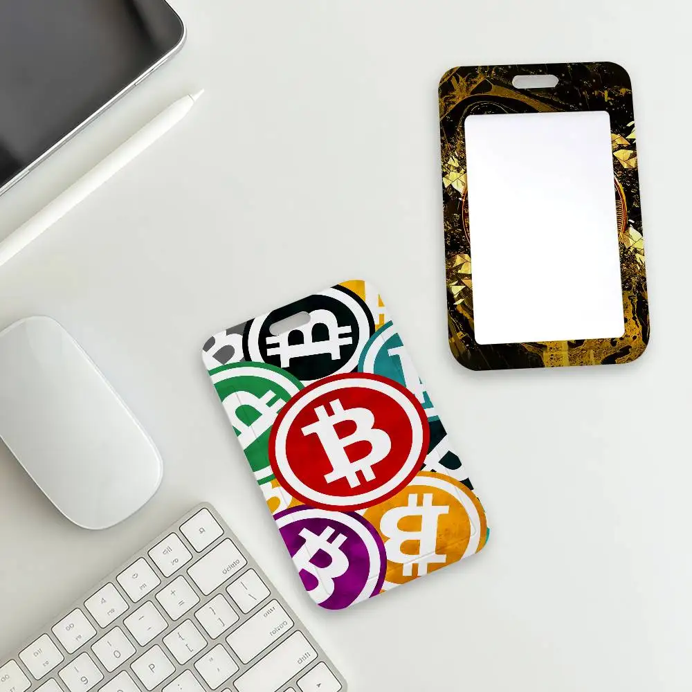 Luxury Bitcoin Fashion Card Holder Student Campus Meal Cards Public Transport Subway Cardcase