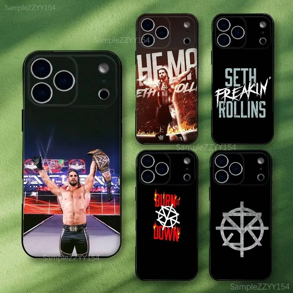 

Seth F-Freakin Rollins Boxing Phone Case For iPhone 17,16,15,14,13,12,Pro,Max,Plus,E,SE4,Air,Mini Black Soft Funda