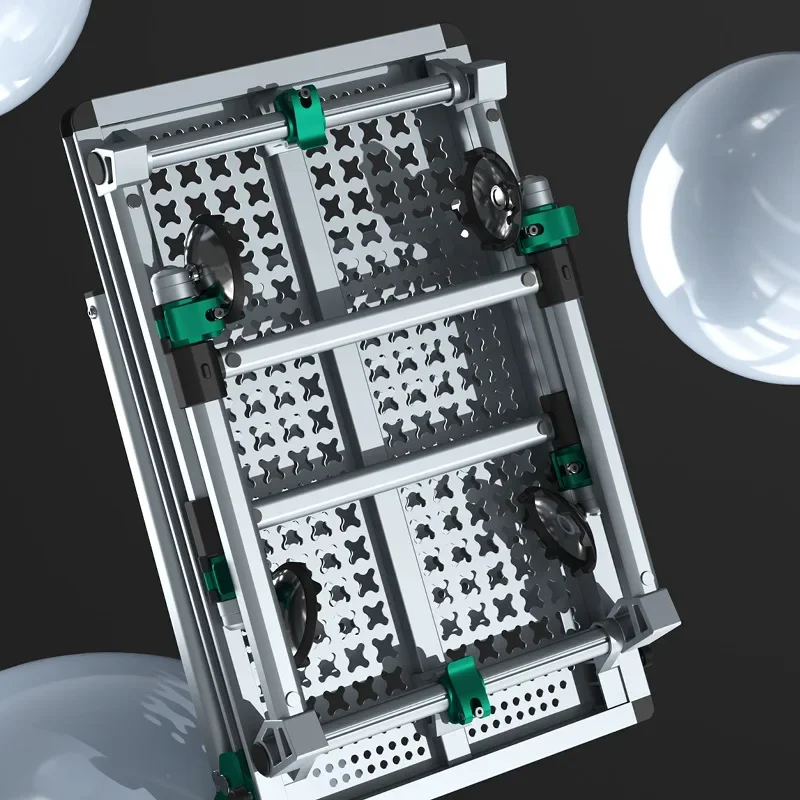 

New aluminum alloy lightweight hard surface metal riding fishing chair multi-function folding portable all-terrain