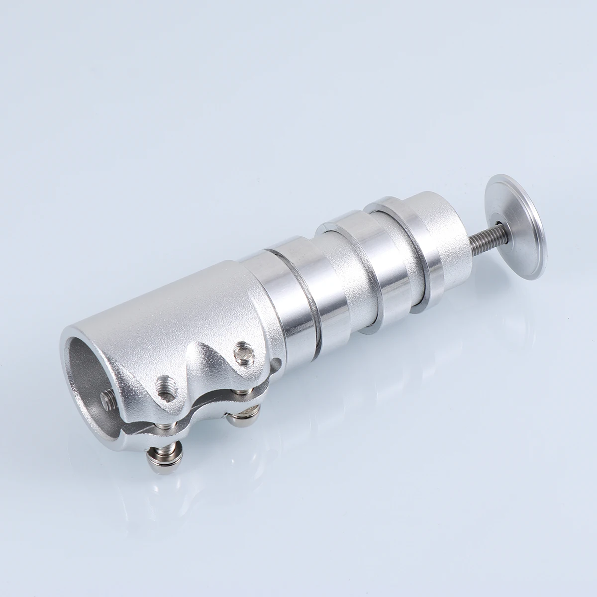 

Mountain Bike Handlebar Extender Aluminum Alloy Adjustable Front Fork Head Tube For Bicycle Silver 12Cm Corrosion