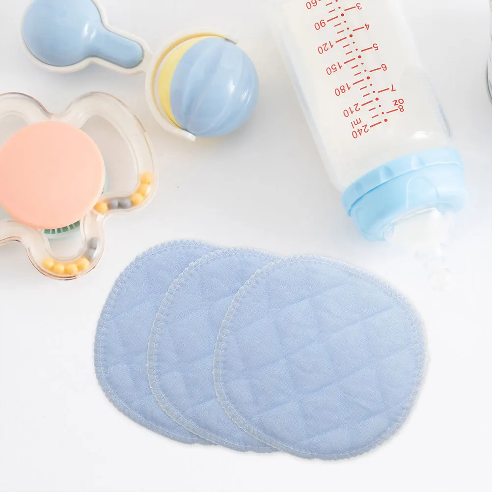 20 قطعة منصات التمريض المضادة للثوريا امتصاص الماء العالي تنفس مريحة قابل للغسل منصات الرضاعة الطبيعية الضوء الأزرق #3
