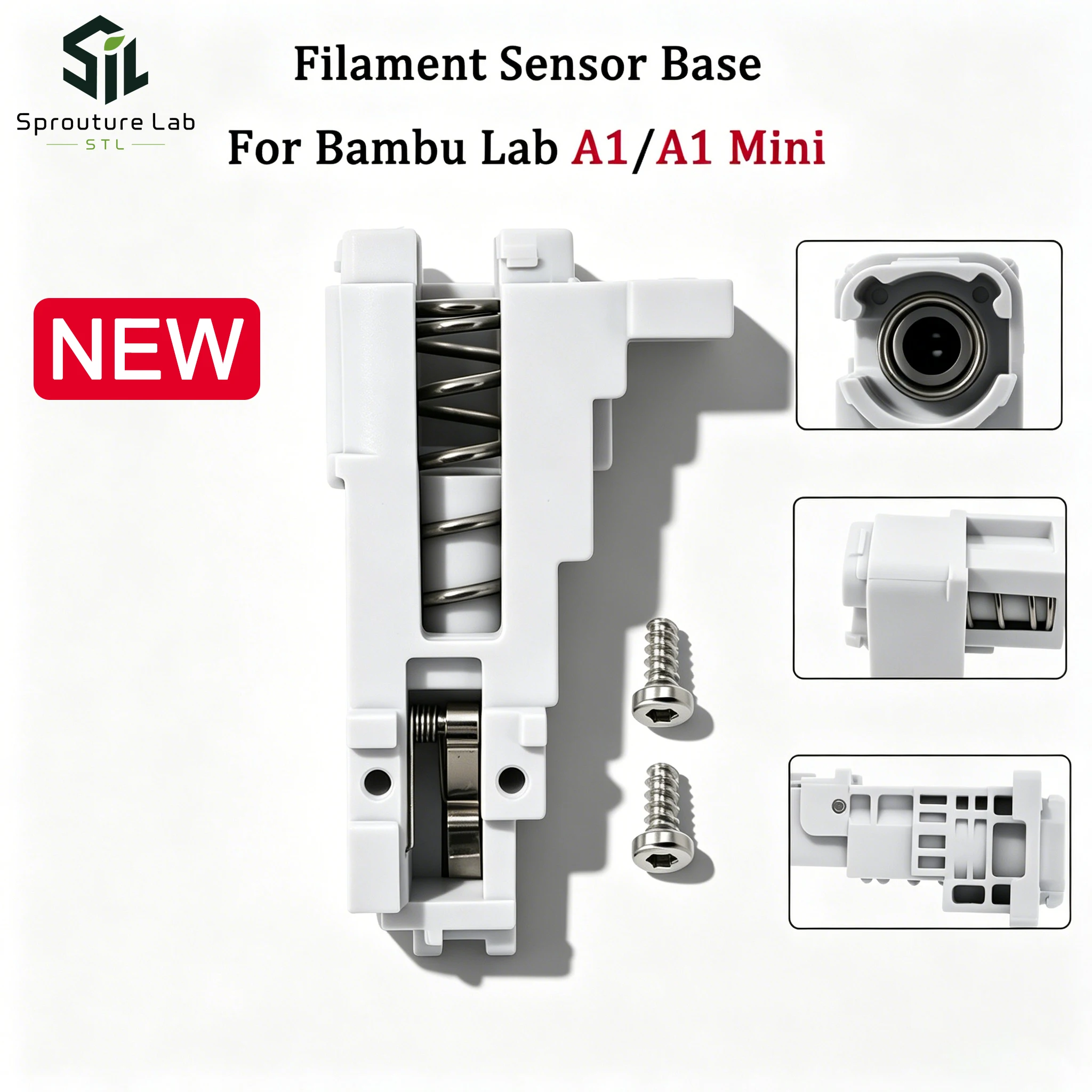 Für Bambu Lab 3D-Drucker A1 Serie Filament-Sensor-Basis Bambu Lab 3D-Drucker Zubehör