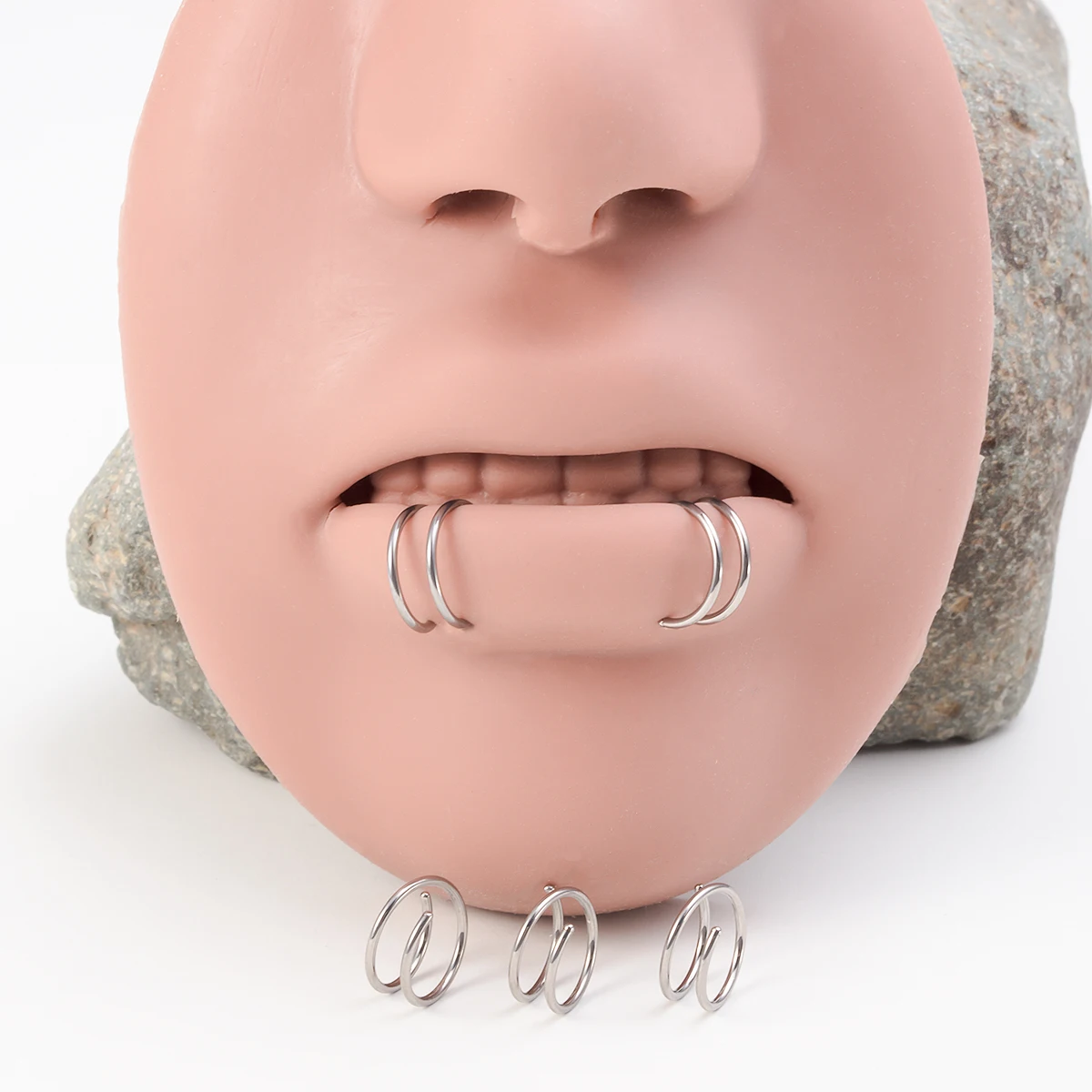 10pcs Titanium Piercing Rings - Body Jewelry Rings review and price