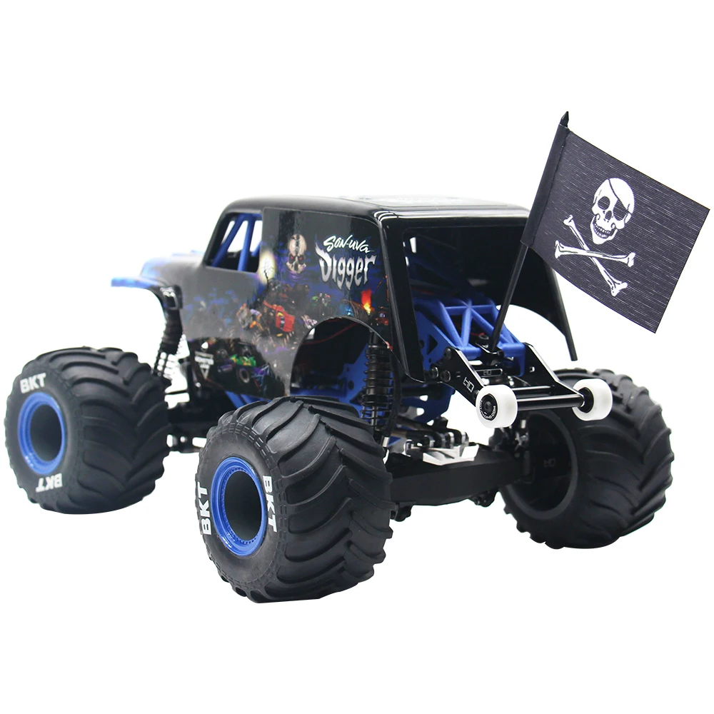 Hot Racing 1/18 Jolly Roger Flag W/Alum. Mount Grom - view 3