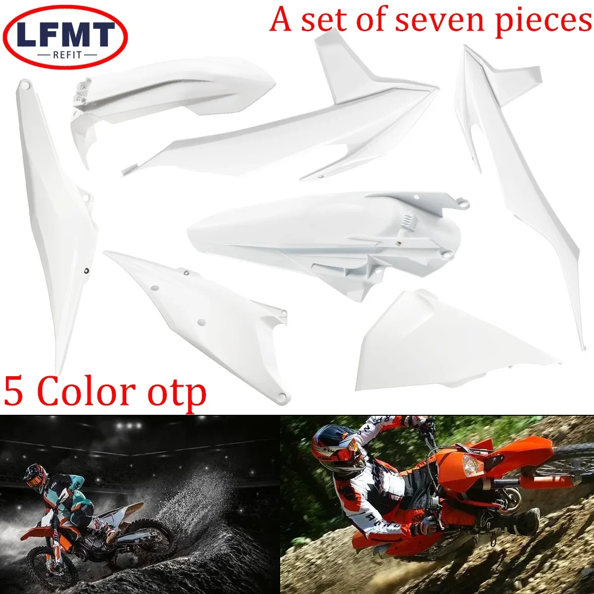 

For KTM EXC EXC-F XC XC-F SX SX-F XCW XCF-W 125 150 250 300 350 450 500 Motorcycle 2019-2023 Plastic Full Fairing Body Cover