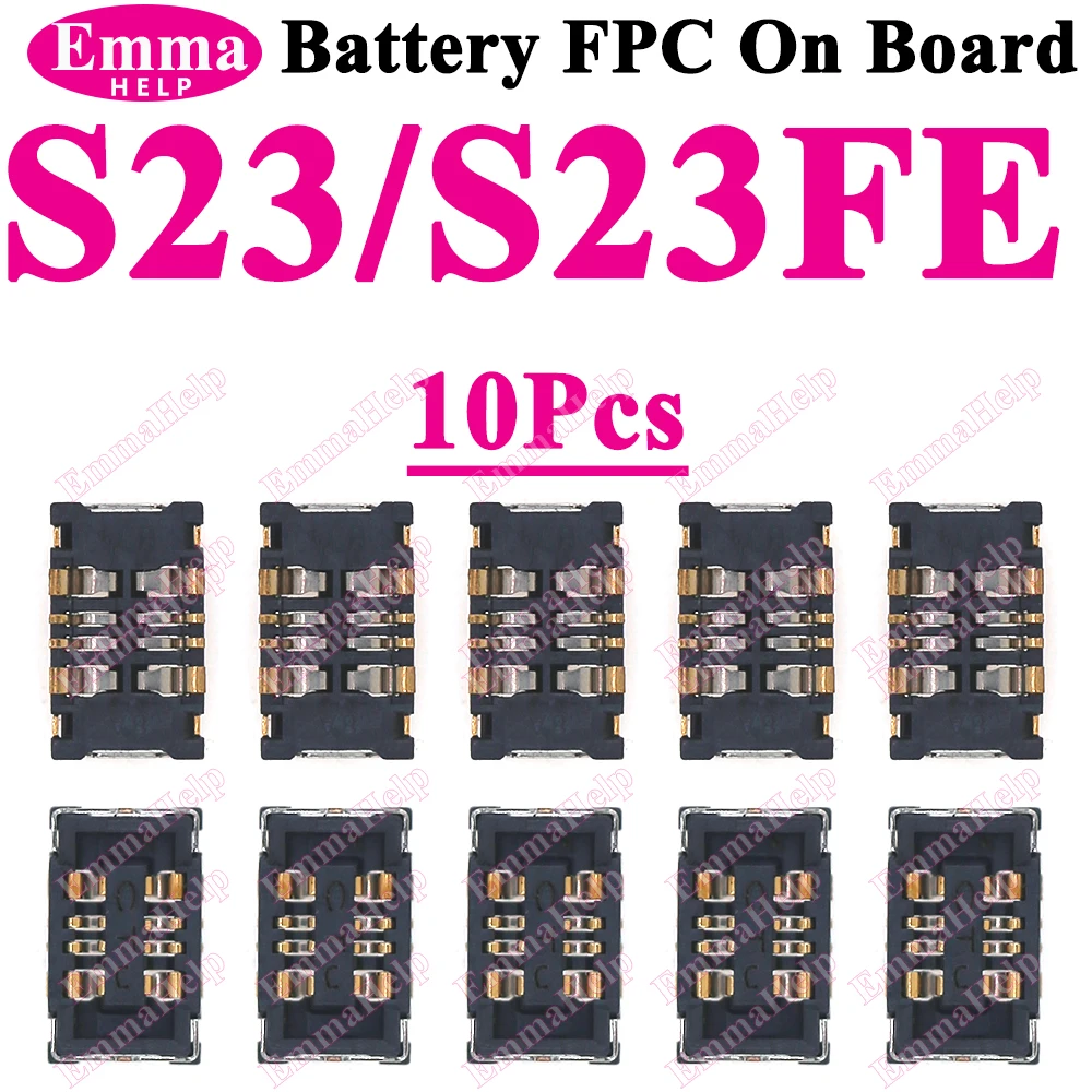 10Pcs Battery FPC Connector FPC for Samsung S24 S23 S22 S21 S20 S10 S10E Note 20 10 Plus S10 Lite On-Board Contactor Clip Plug image 3