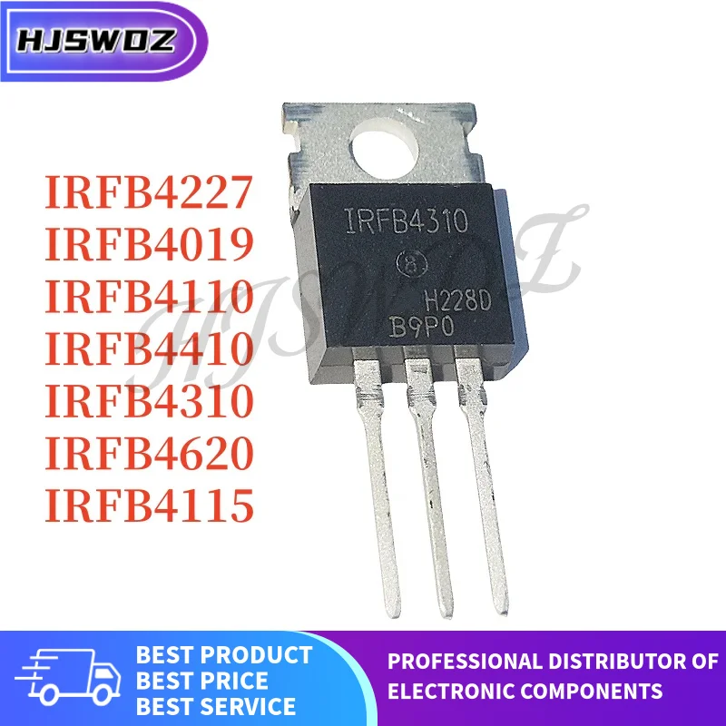 10 個新 IRFB4115 4115 IRFB4110 4110 IRFB4019 4019IRFB4227 IRFB4310 IRFB4410 4410 IRFB4620 PBF TO-220 IC チップハイパワー