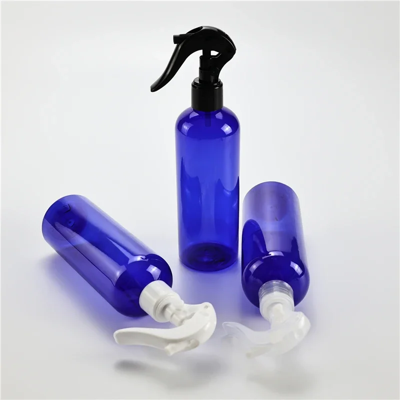 

Blue 300ml X 20 Empty Plastic Trigger Spray Pump Bottle 300cc Cosmetics Packing Container With Sprayer For Salon Hair Hydrating