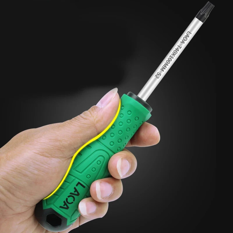 Torx Screwdriver S2 Alloy Steel Magnetic Screwdriver T8/T10/T15/T20/T25/T30/T40 Multifunction Hand Tools