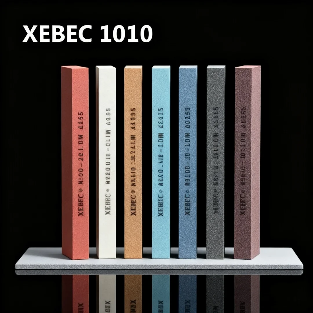 5pcs Japan Xebec Fiber Stone 1010m G Series Ceramic Fiber Stone For Mold Die Polishing 1*10*100mm Grit180~1200