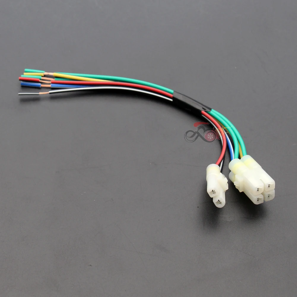 6 Pin DC CDI Box CDI Cable Wire Adapter Connector Plug GY6 4 Stroke 50cc 125cc 150cc Scooter Moped Taotao ATV Quad Go Kart Buggy