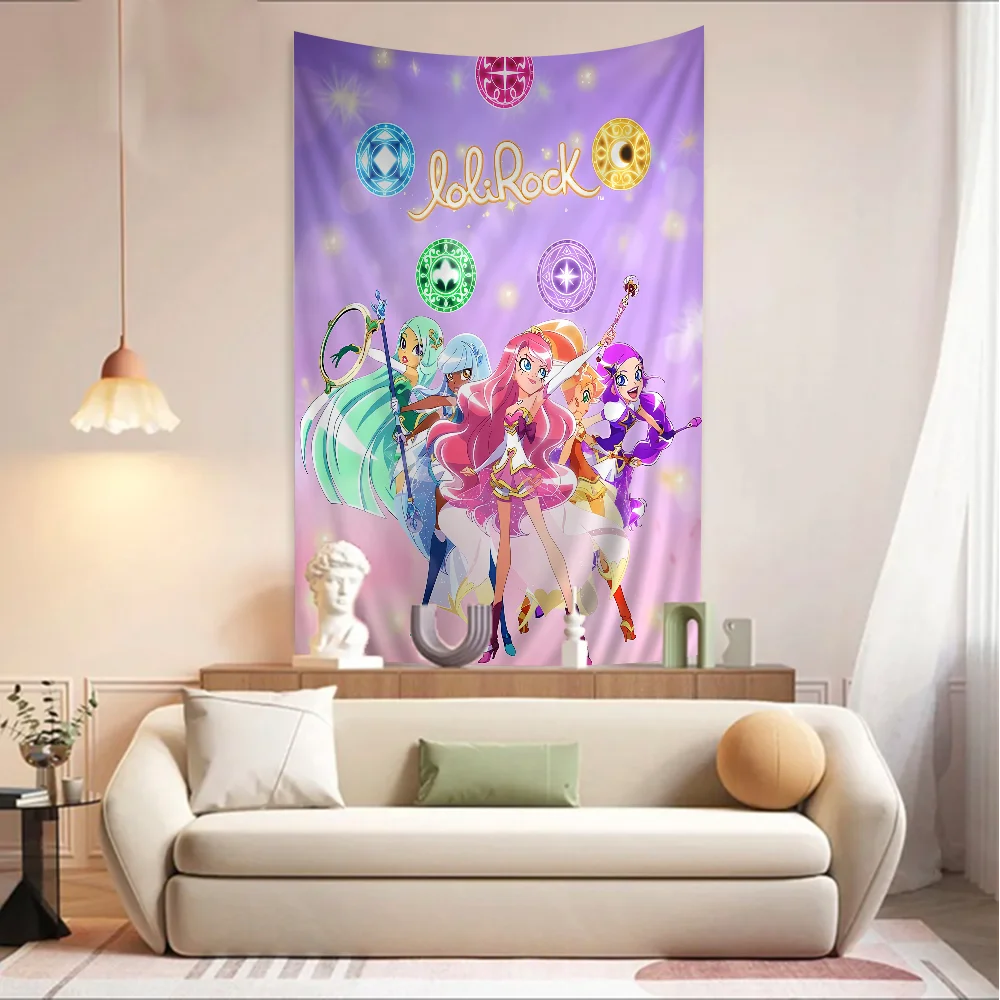 LoliRock Cartoon Wall Tapestry Home Decoration hippie bohemian decoration divination INS Home Decor