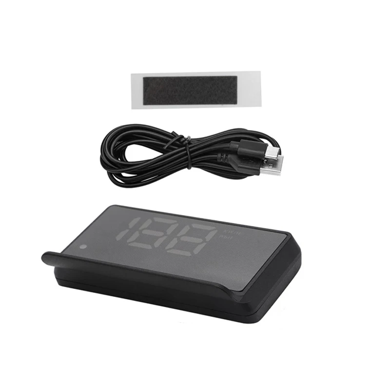 Car Head-Up Display W2 GPS HUD Green Windshield Projector For Speedometer KM/H MPH Auto Electronics