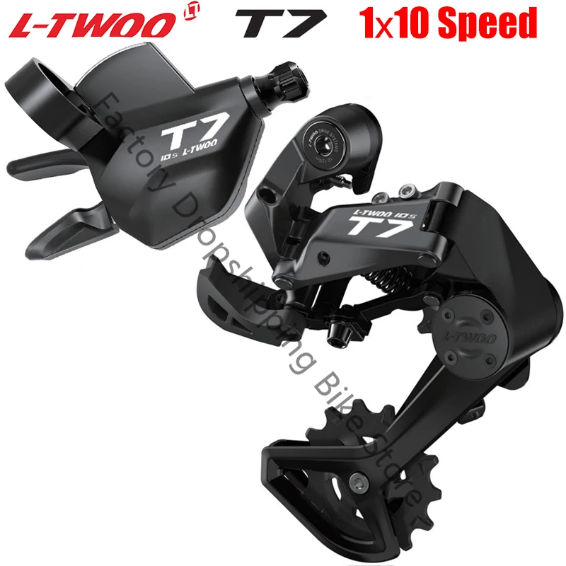 LTWOO New T7 Mountain Bike 1x10 Speed Derailleur Kits Window Trigger Shifter Stabilize Damping System RD Bicycle Parts