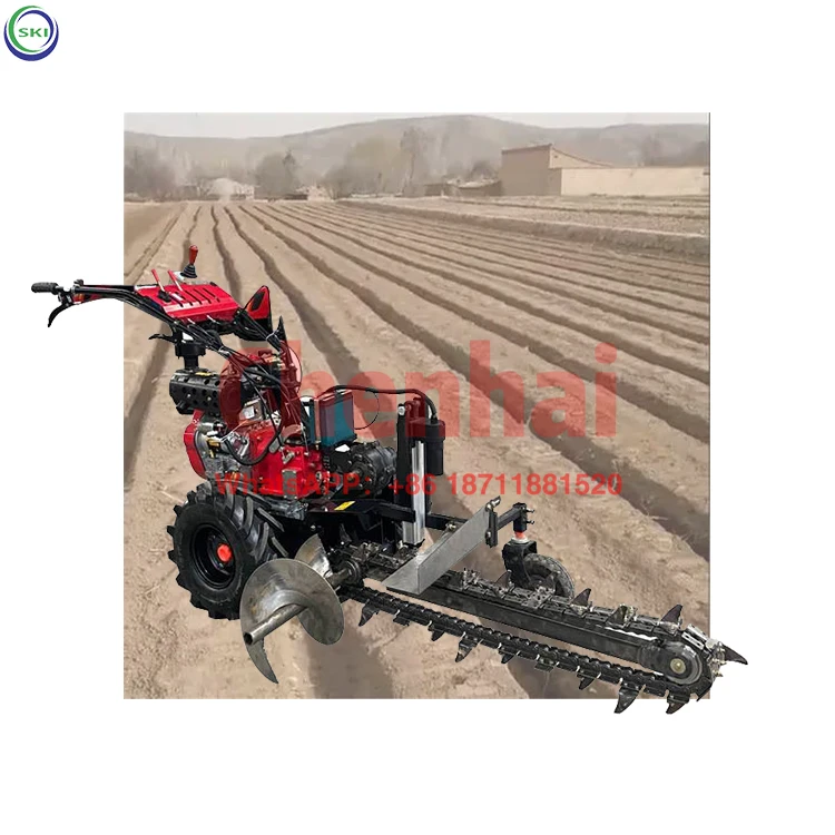 Trench Digging Machine Chain Trencher Mini Trencher For Sale Ditcher Equipment